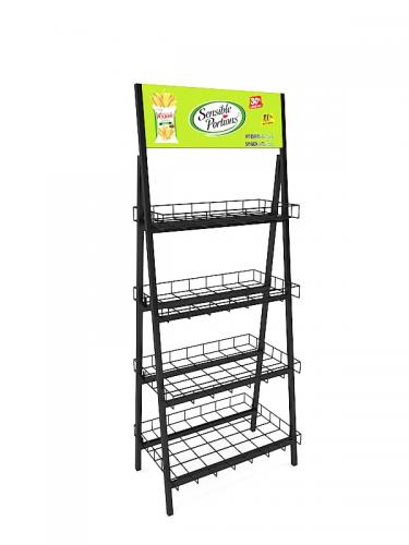 Product Display Stands - METAL Range - Basket FSU